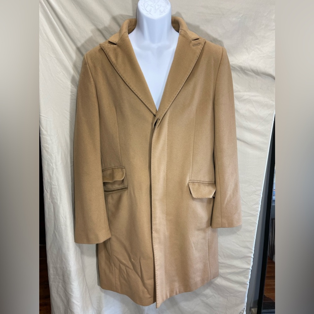 Wool Cashmere Blend Long Coat